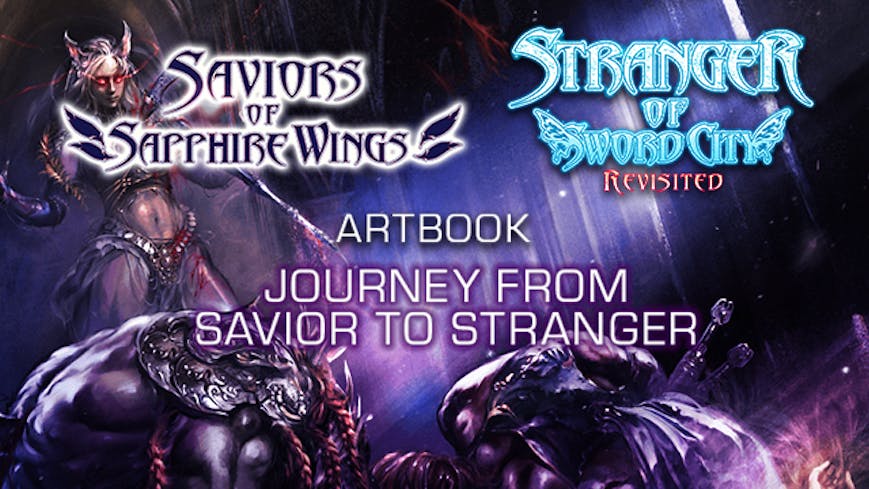 Product cover for Saviors of Sapphire Wings / Stranger of Sword City Revisited - “Journey from Savior to Stranger” Art Book