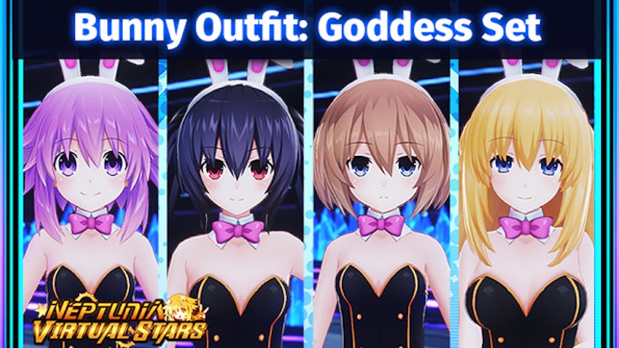 Neptunia Virtual Stars - Bunny Outfit: Goddess Set