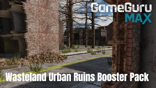 Product cover for GameGuru MAX Wasteland Booster Pack - Urban Ruins - DLC