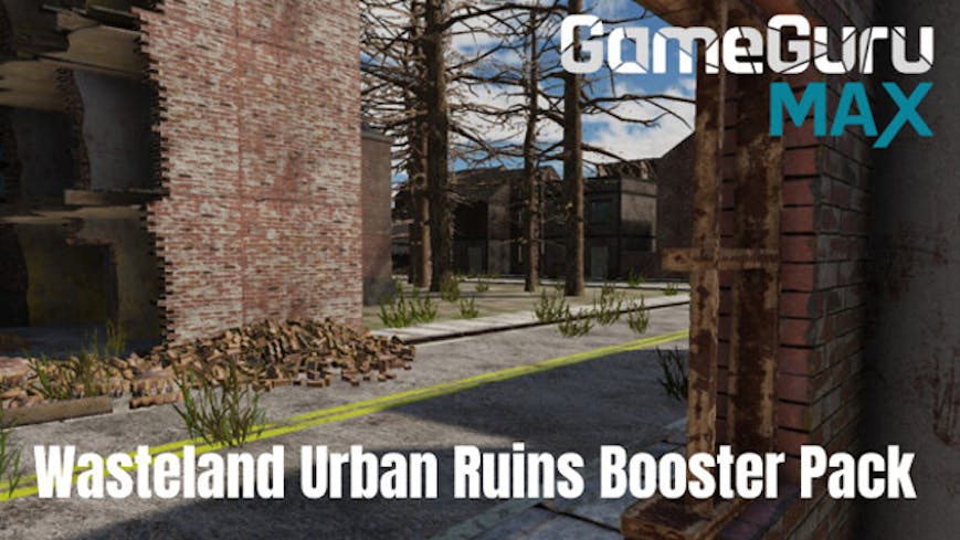 GameGuru MAX Wasteland Booster Pack - Urban Ruins