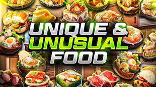 Unique & Unusual Food - 100+ Icons