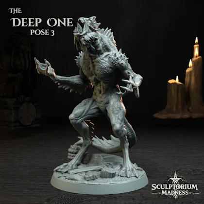 Deep One - pose 3 - Dagon's Tide