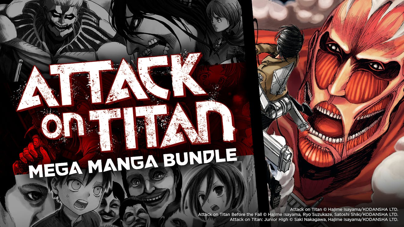 Product cover for Attack On Titan Mega Manga Bundle