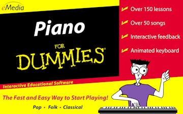 Product cover for Piano For Dummies Level 1 - Interactive Educational Software