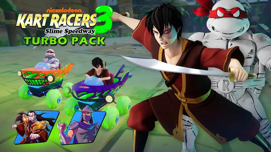 Product cover for Nickelodeon Kart Racers 3: Slime Speedway Turbo Pack